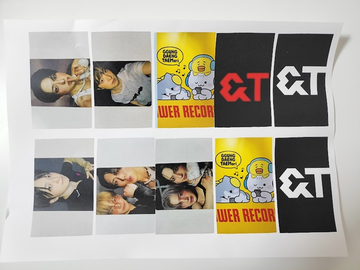 コンビニで印刷したA4普通紙のラベルデザイン一覧