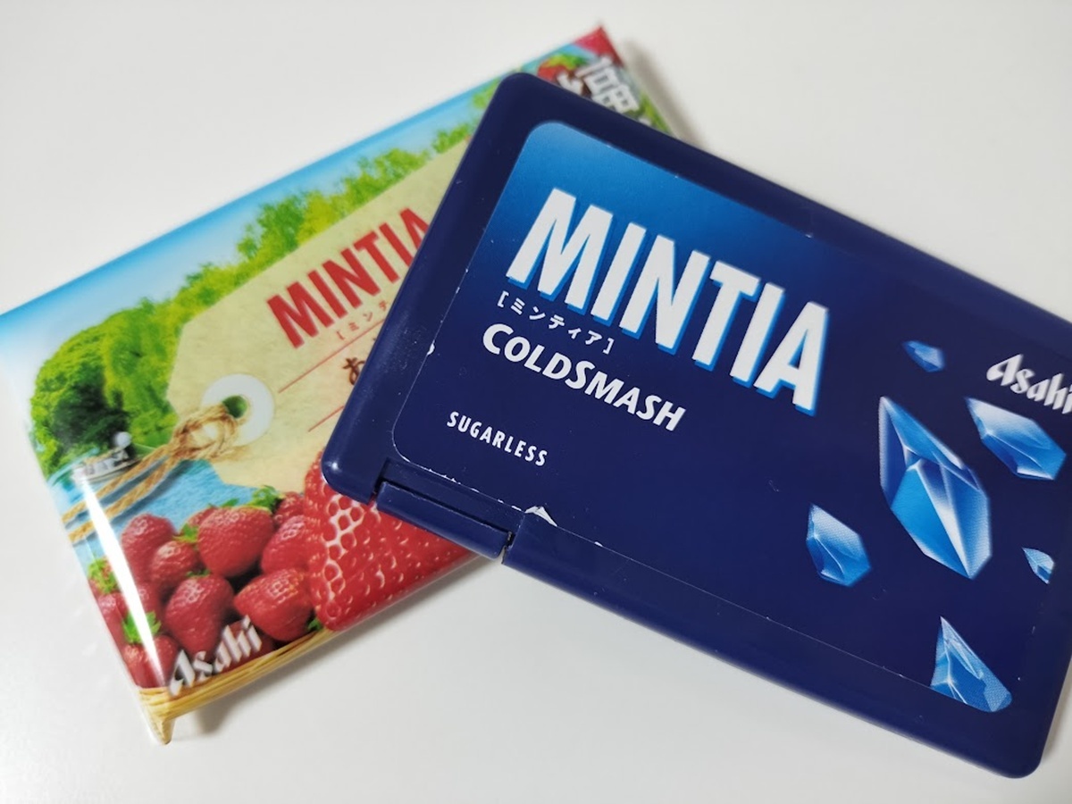 通常のミンティアと、限定デザイン
ミンティア