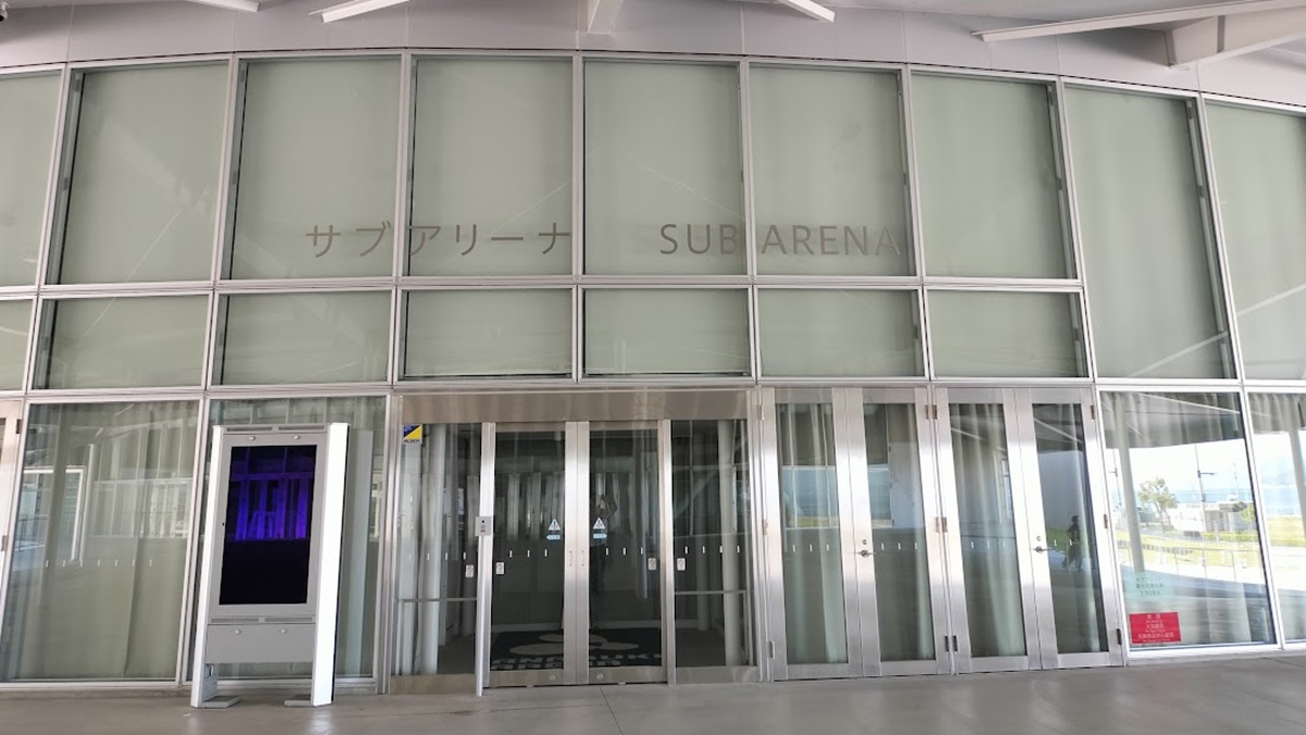 あなぶきアリーナ香川のサブアリーナ入口